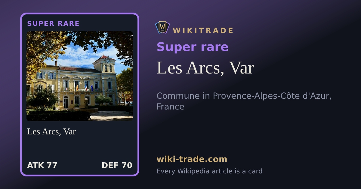 Les Arcs, Var — Super rare card