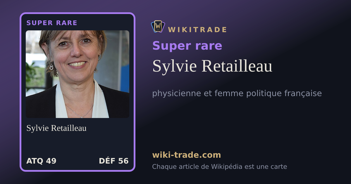 Sylvie Retailleau — carte Super rare