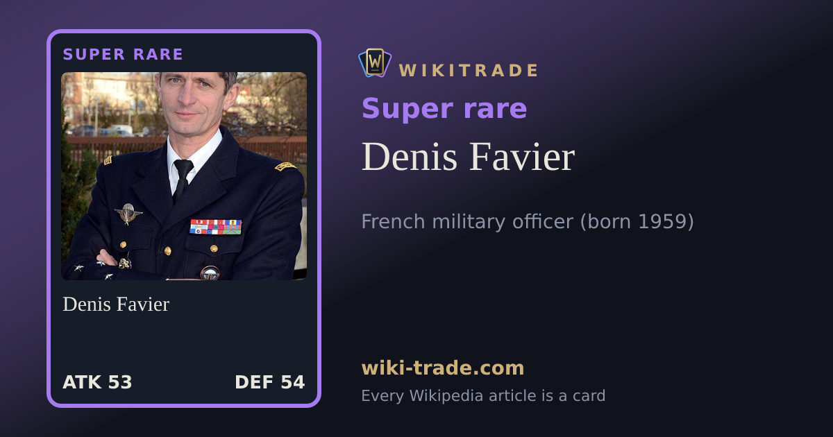 Denis Favier — Super rare card