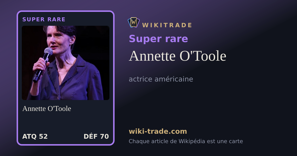 Annette O'Toole — carte Super rare