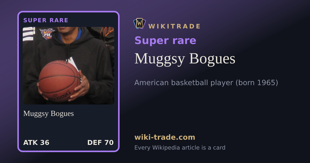 Muggsy Bogues — Super rare card