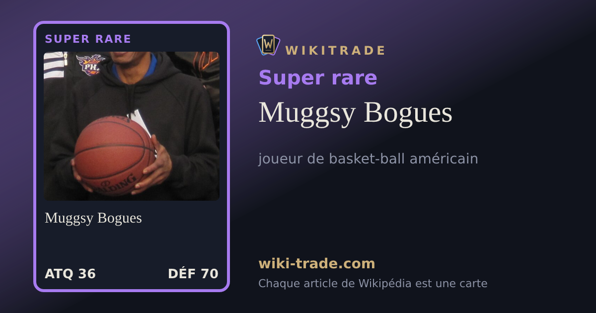 Muggsy Bogues — carte Super rare