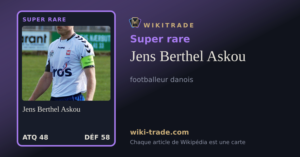 Jens Berthel Askou — carte Super rare