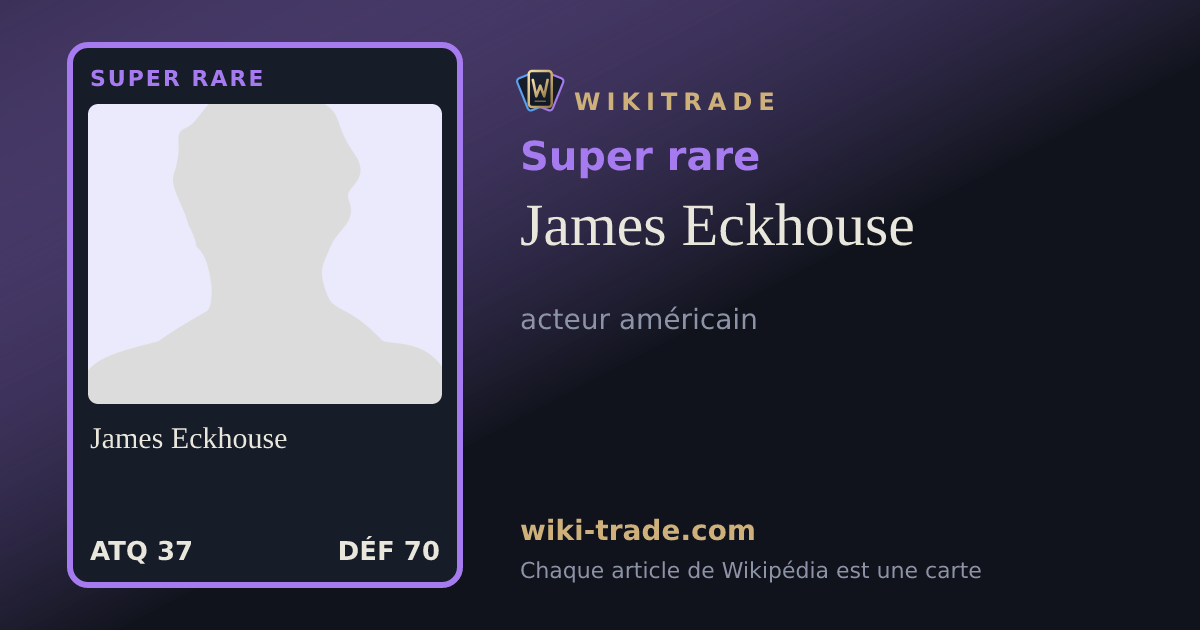 James Eckhouse — carte Super rare