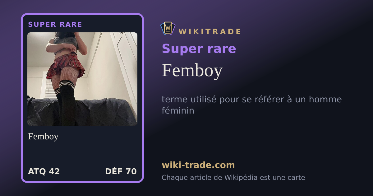 Femboy — carte Super rare