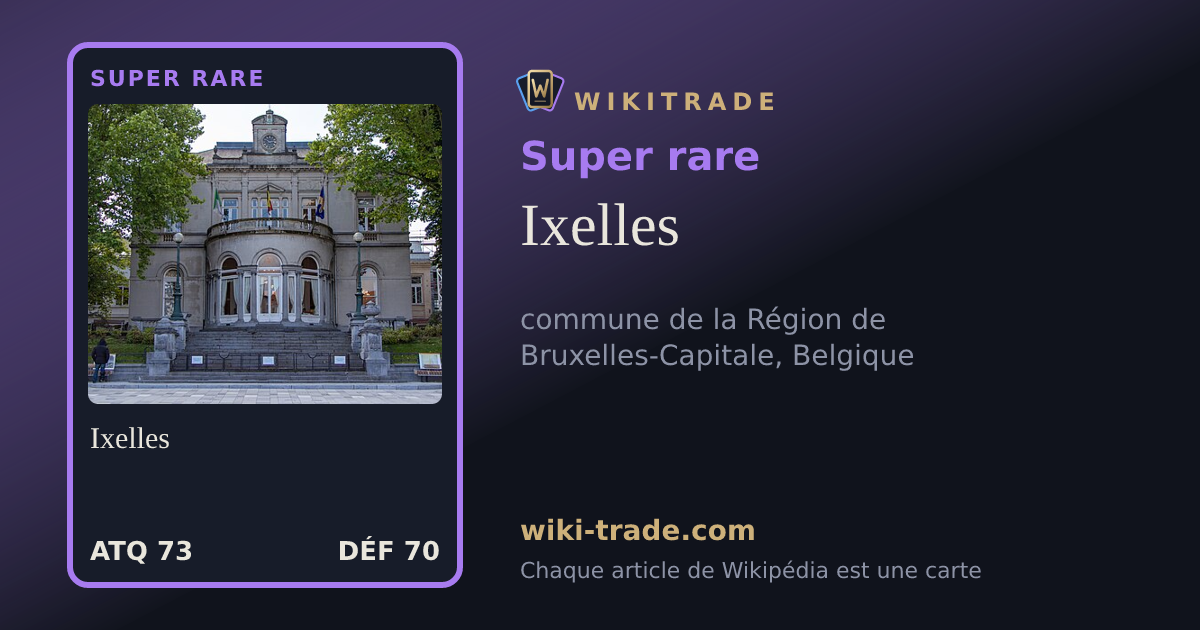 Ixelles — carte Super rare
