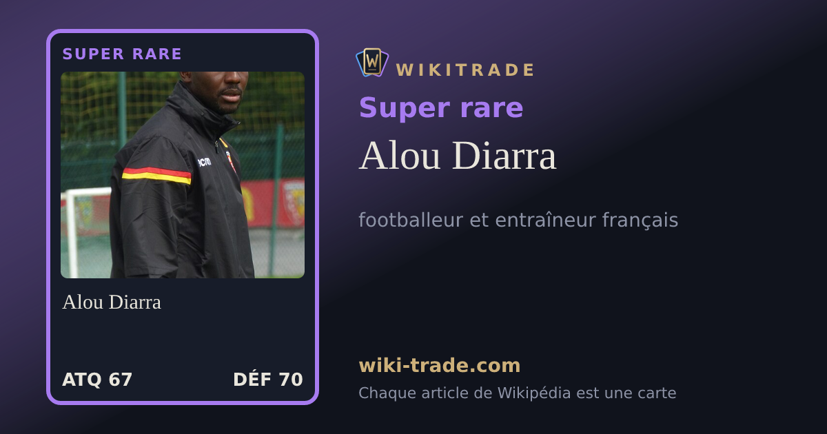 Alou Diarra — carte Super rare