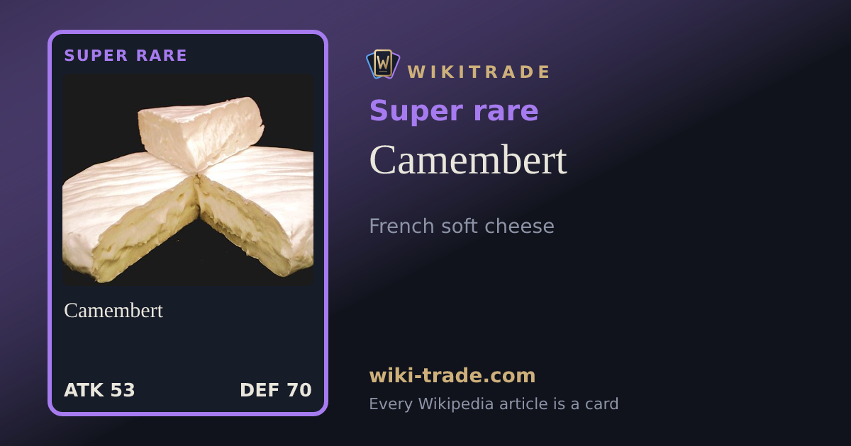 Camembert — Super rare card