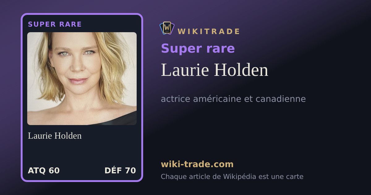 Laurie Holden — carte Super rare