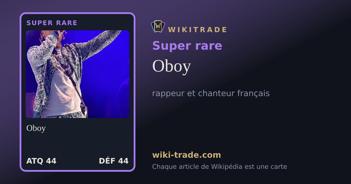 Oboy — carte Super rare