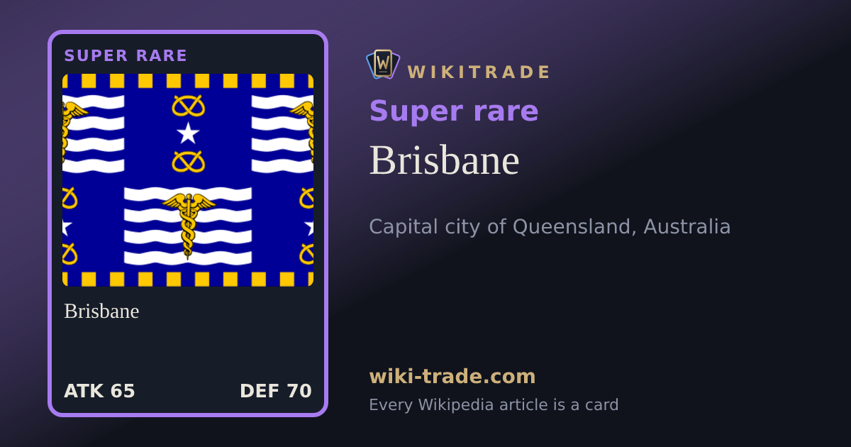 Brisbane — Super rare card