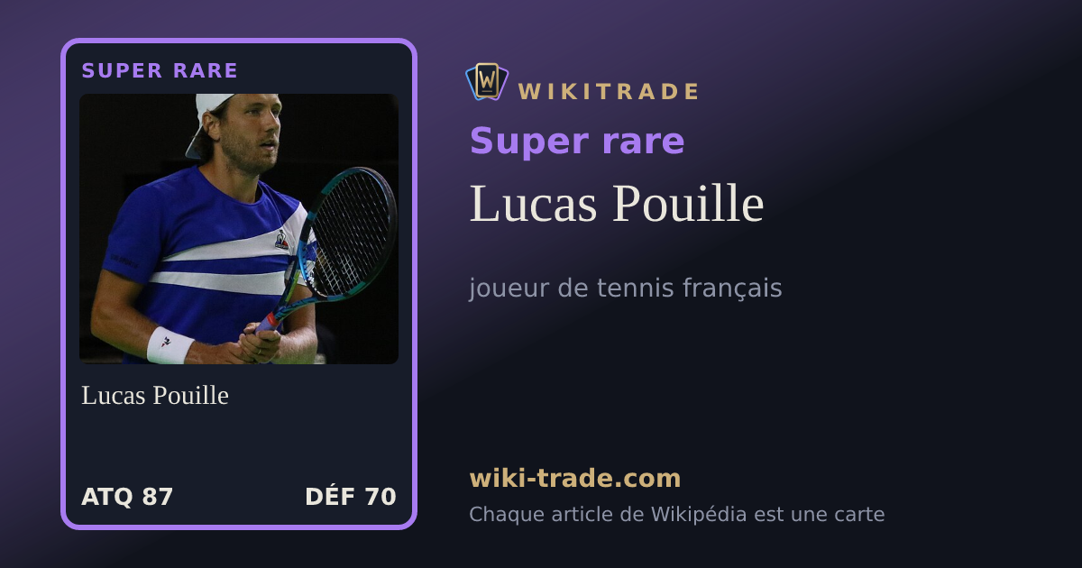 Lucas Pouille — carte Super rare