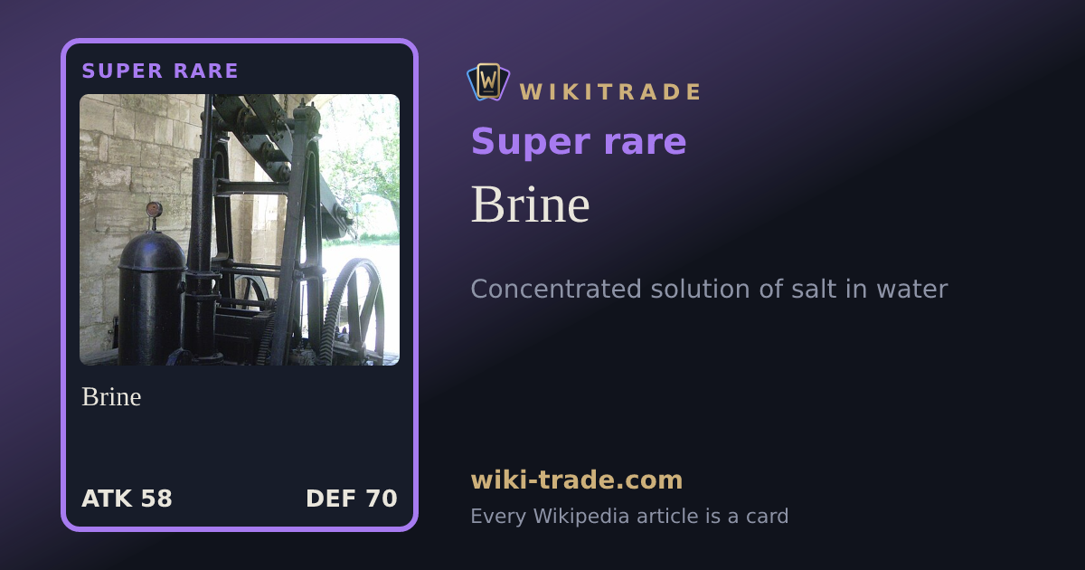 Brine — Super rare card