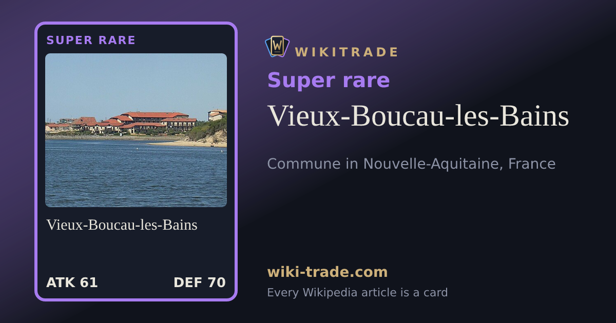 Vieux-Boucau-les-Bains — Super rare card