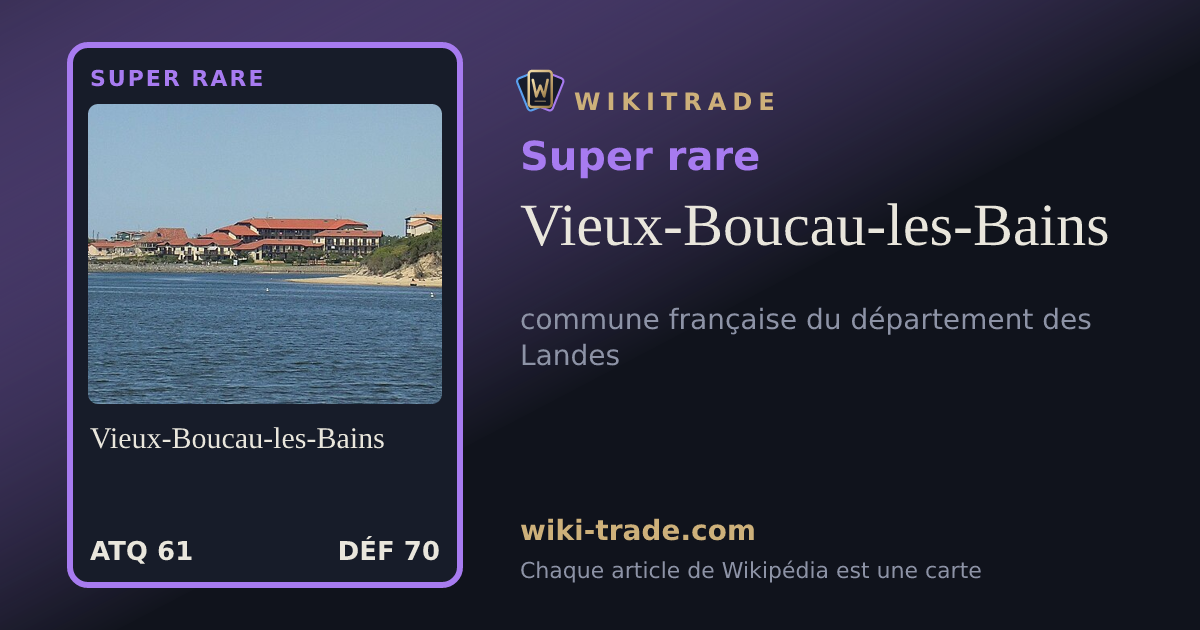 Vieux-Boucau-les-Bains — carte Super rare