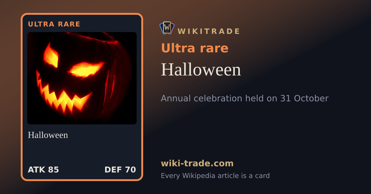 Halloween — Ultra rare card
