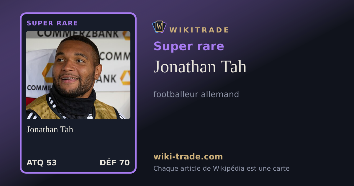 Jonathan Tah — carte Super rare