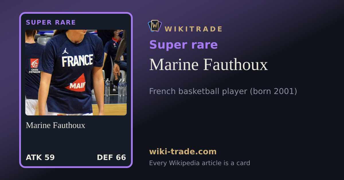 Marine Fauthoux — Super rare card