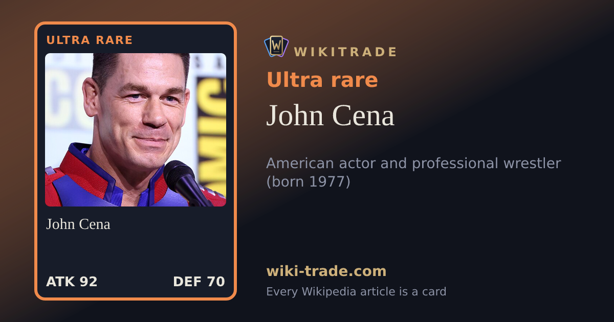 John Cena — Ultra rare card