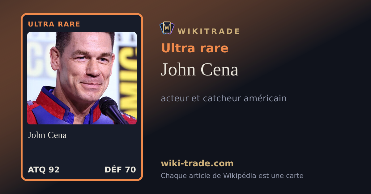 John Cena — carte Ultra rare