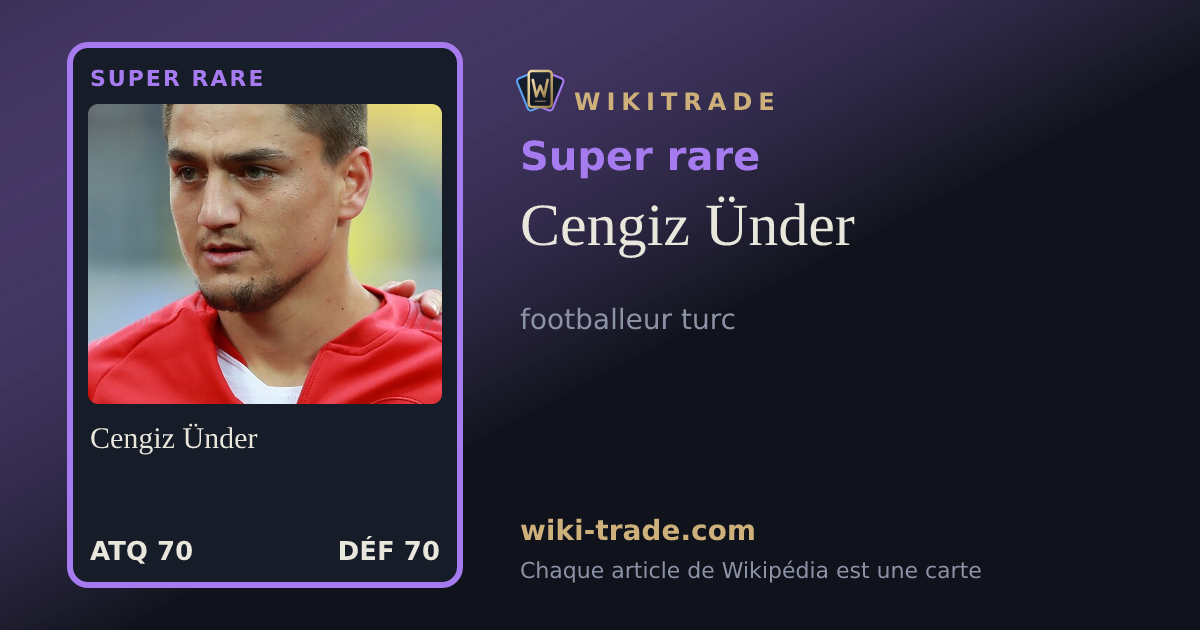 Cengiz Ünder — carte Super rare