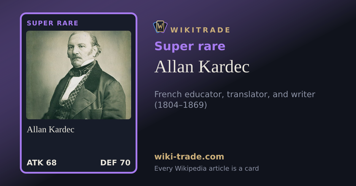 Allan Kardec — Super rare card