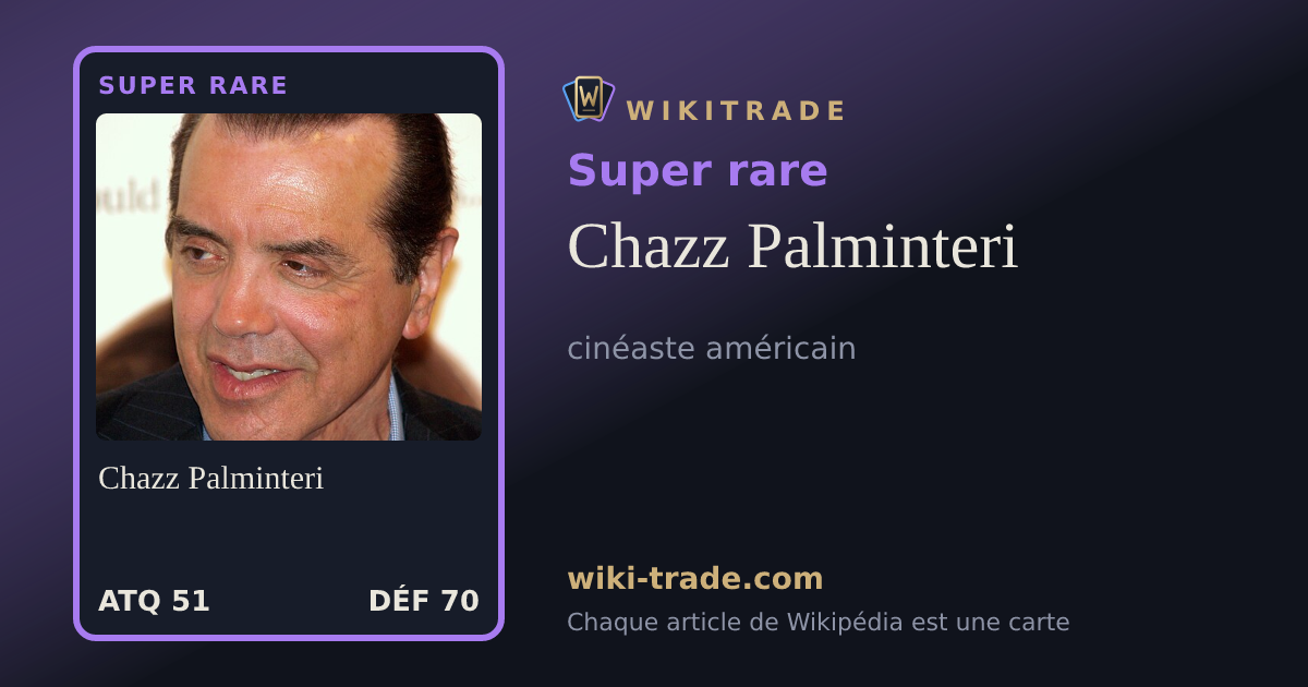 Chazz Palminteri — carte Super rare