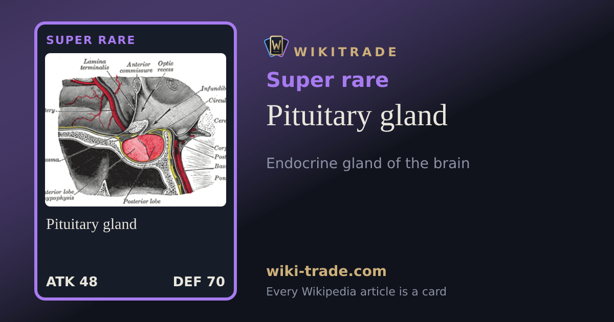 Pituitary gland — Super rare card