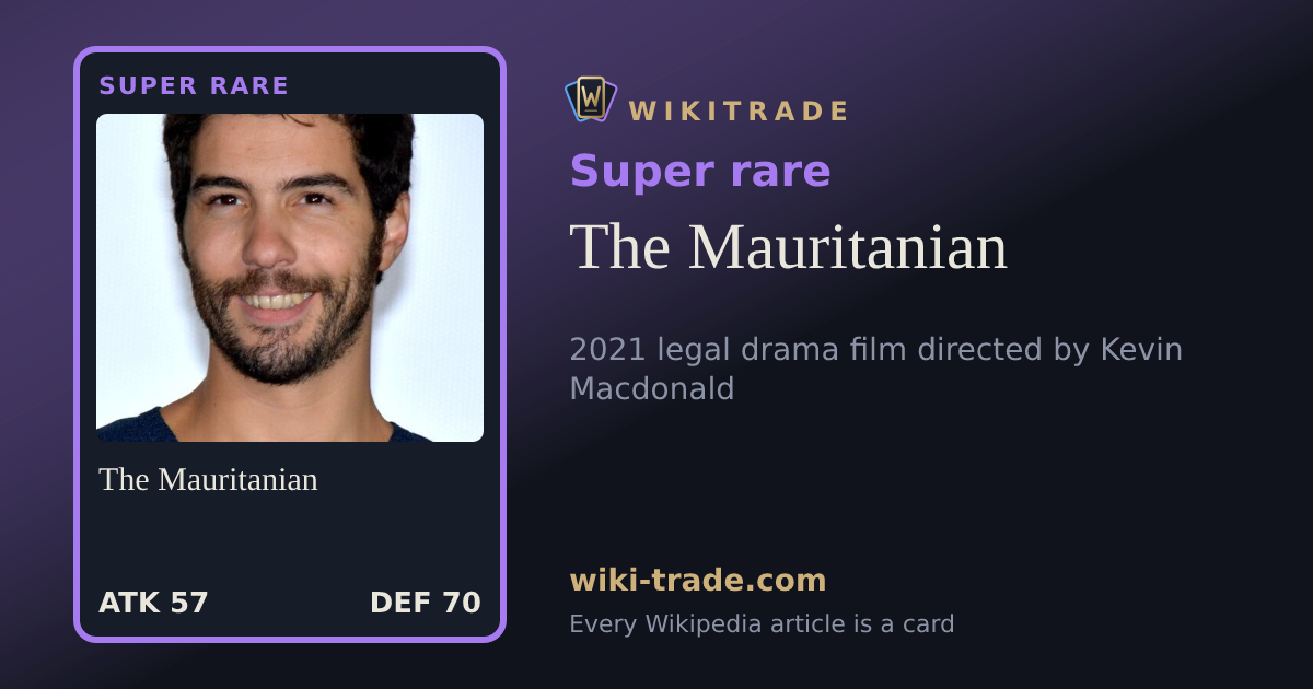 The Mauritanian — Super rare card