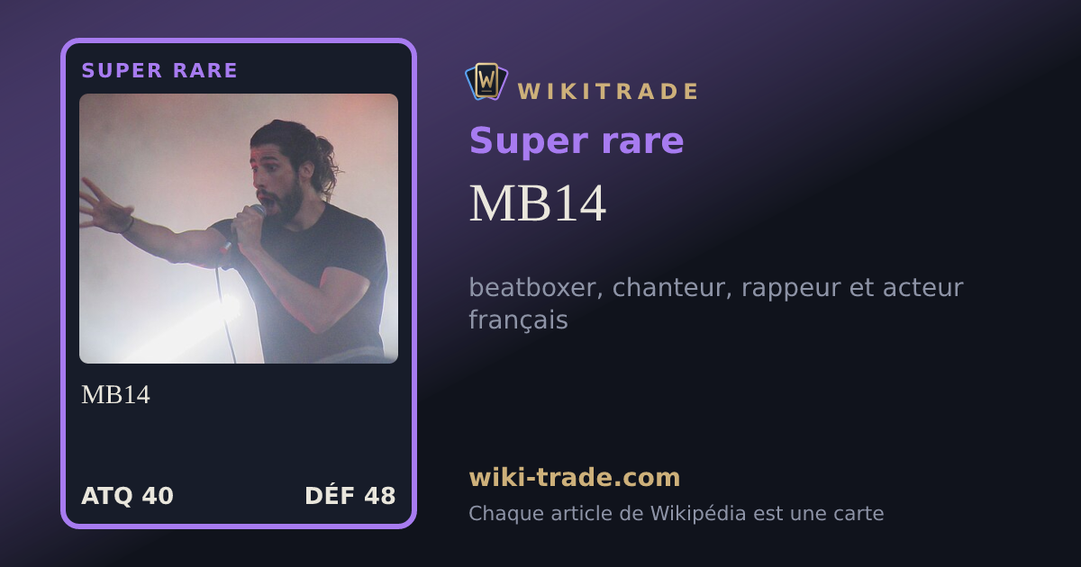 MB14 — carte Super rare