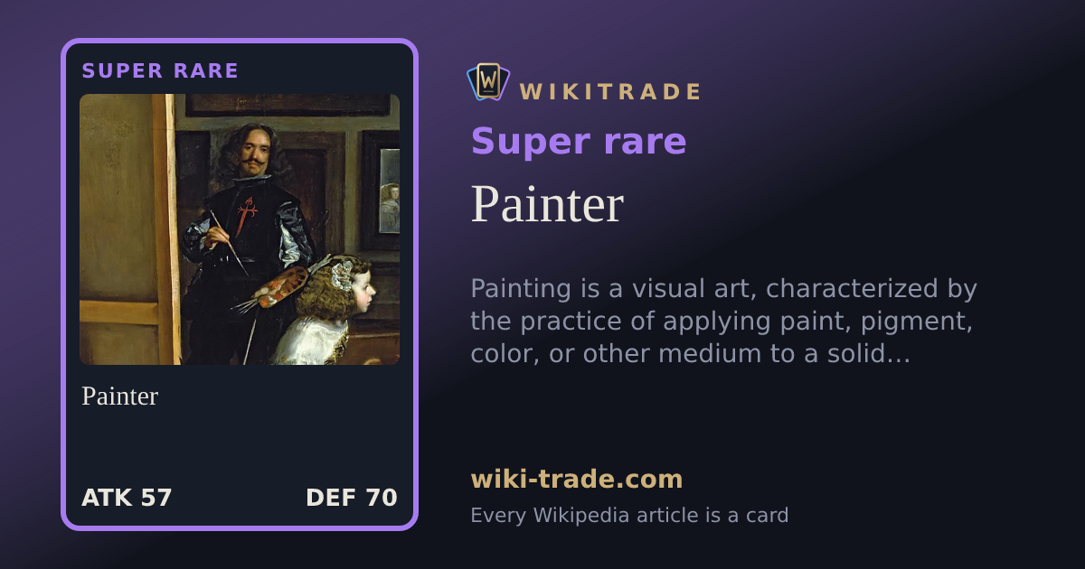 Painter — Super rare card