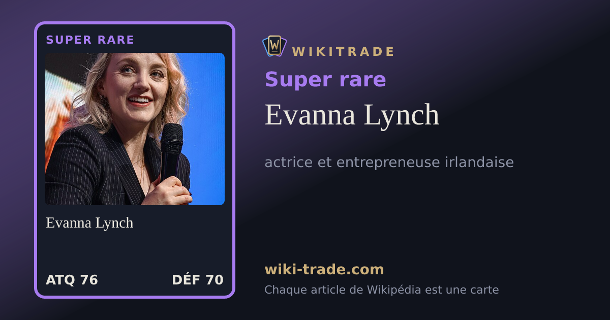 Evanna Lynch — carte Super rare