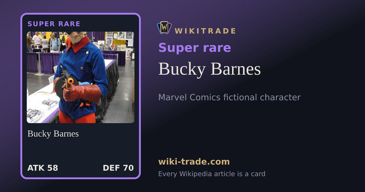 Bucky Barnes — Super rare card
