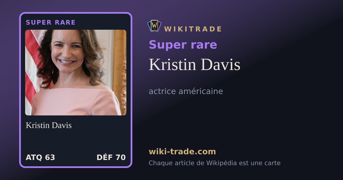 Kristin Davis — carte Super rare