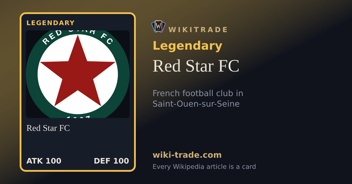 Red Star FC — Legendary card