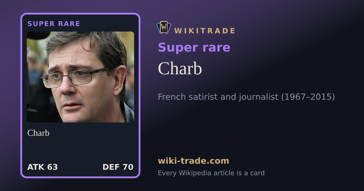 Charb — Super rare card