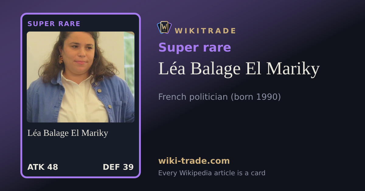 Léa Balage El Mariky — Super rare card