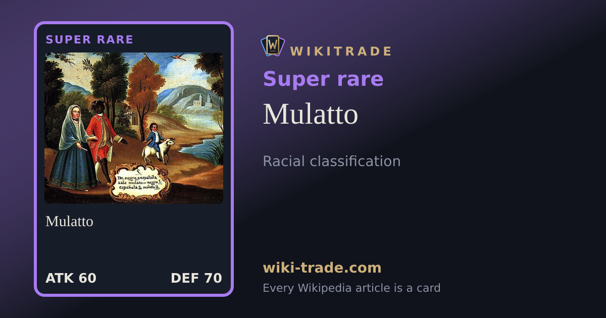 Mulatto — Super rare card