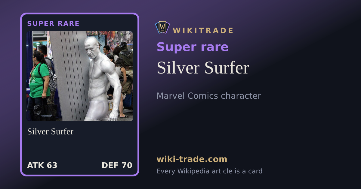 Silver Surfer — Super rare card
