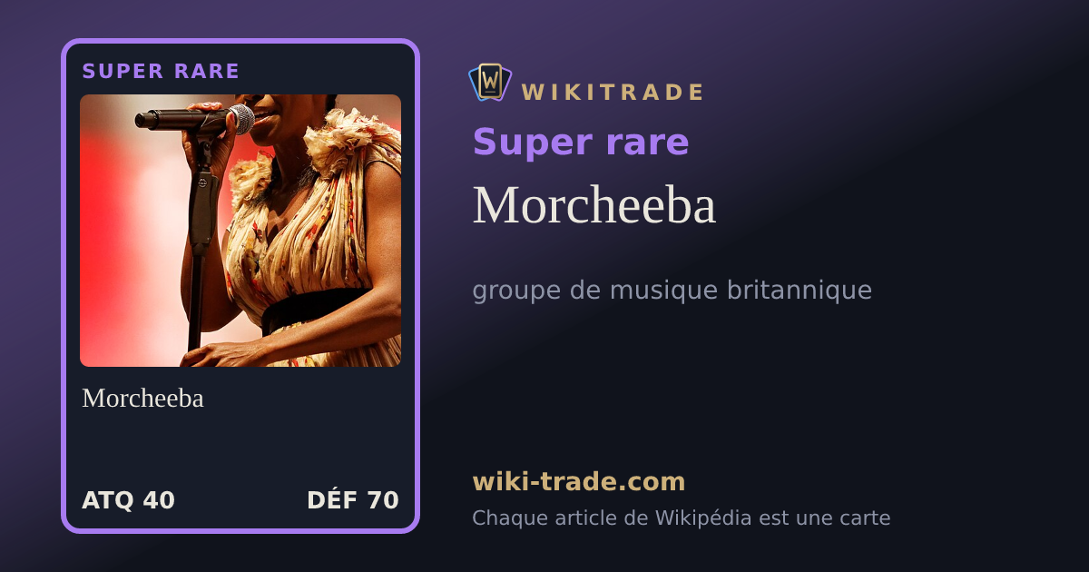 Morcheeba — carte Super rare