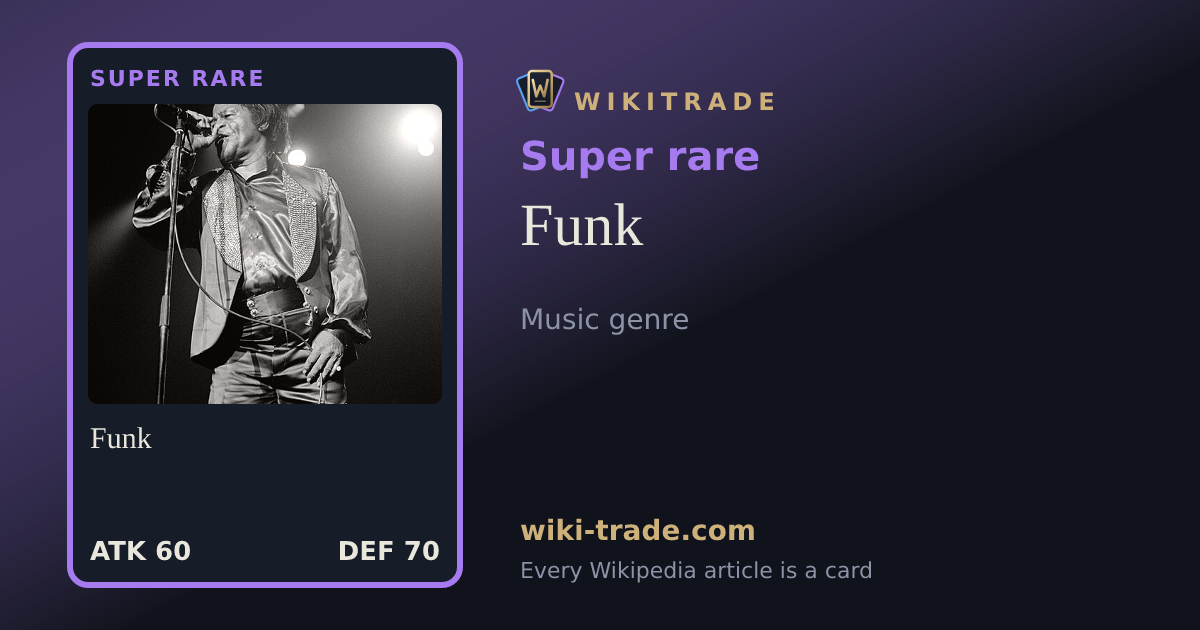 Funk — Super rare card