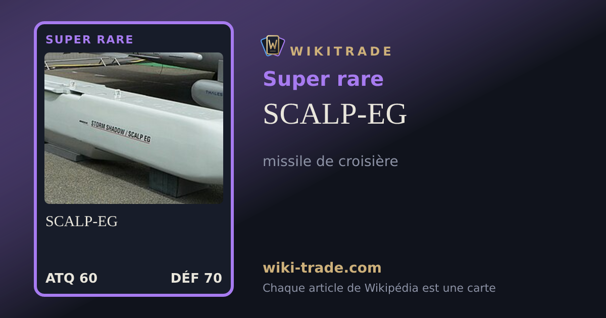 SCALP-EG — carte Super rare