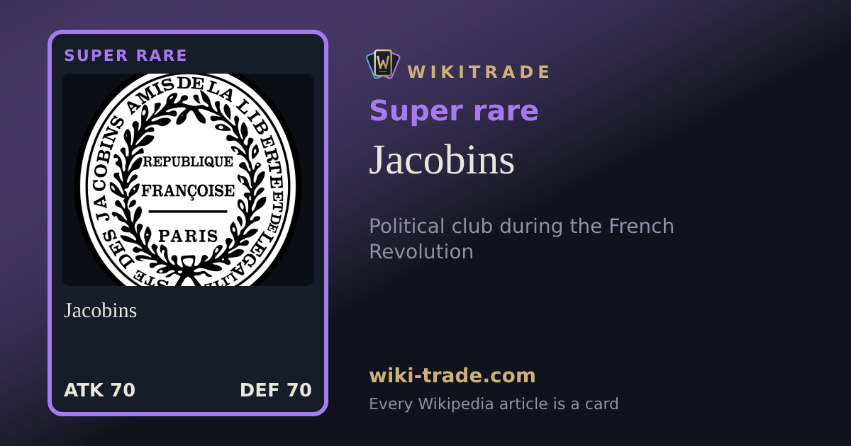 Jacobins — Super rare card