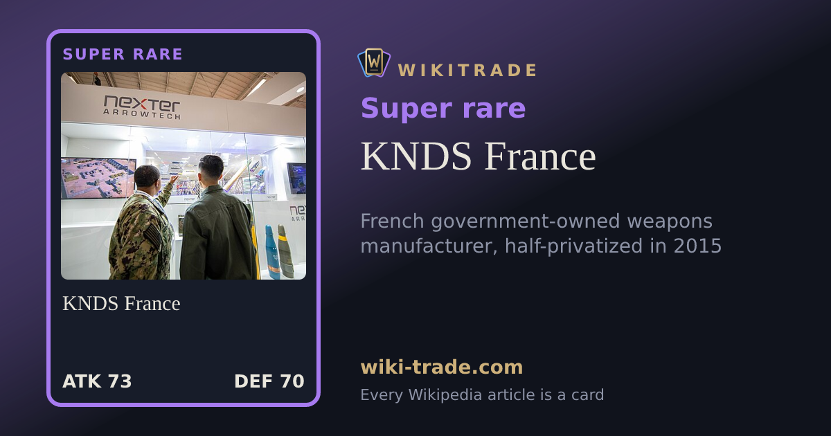 KNDS France — Super rare card