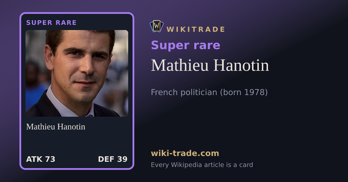 Mathieu Hanotin — Super rare card