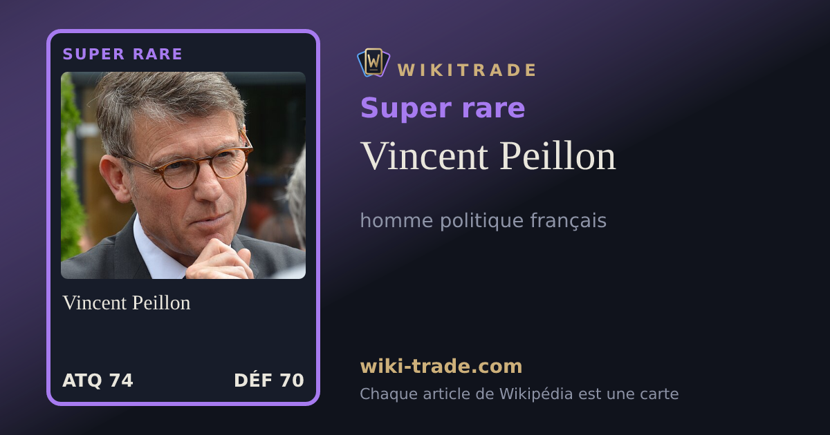 Vincent Peillon — carte Super rare