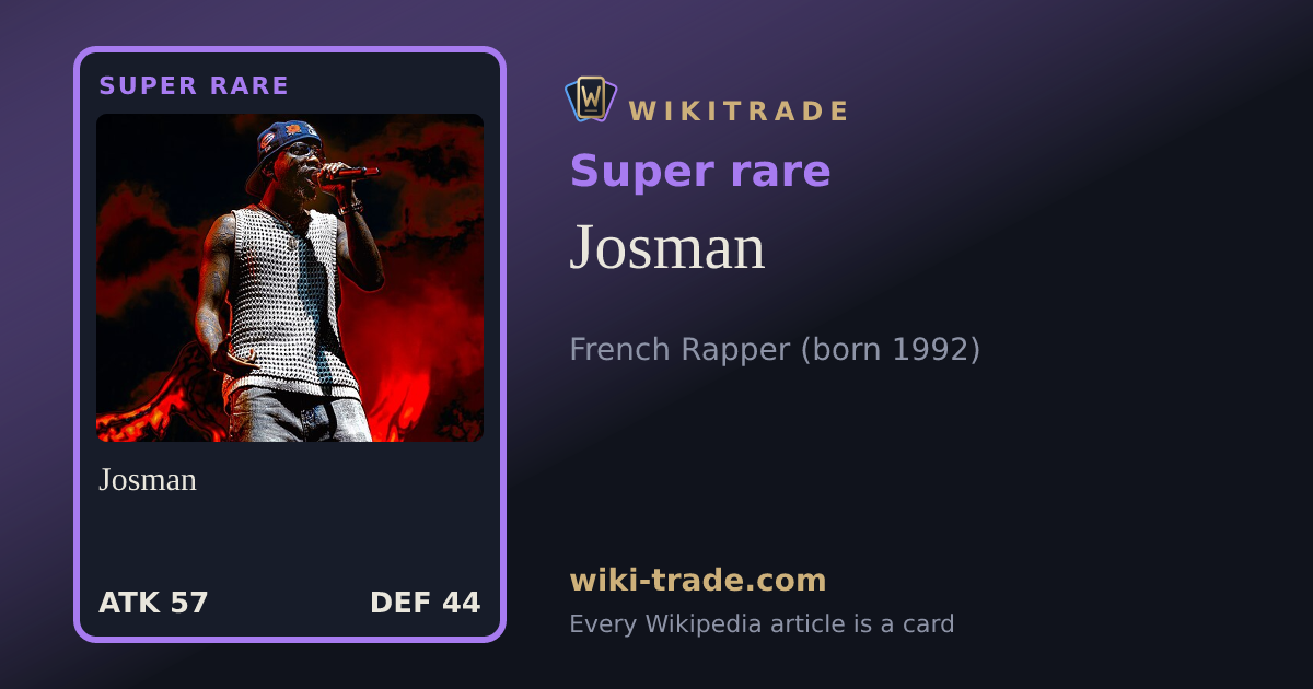 Josman — Super rare card