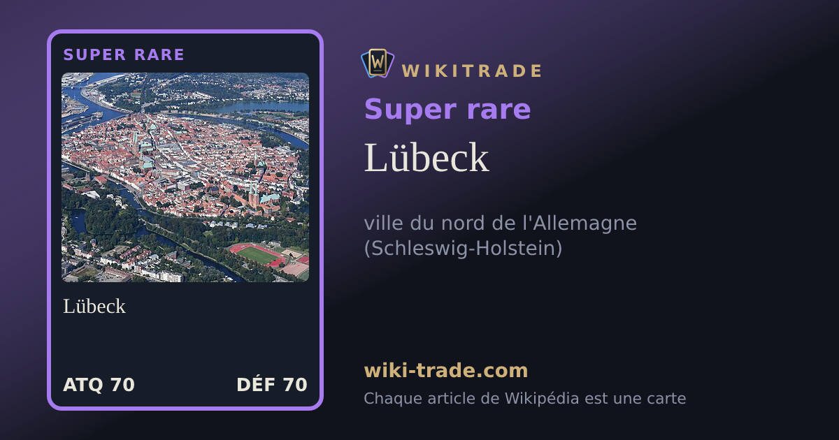 Lübeck — carte Super rare