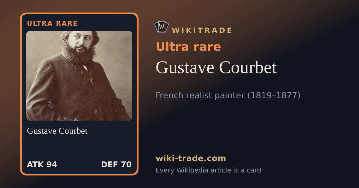 Gustave Courbet — Ultra rare card