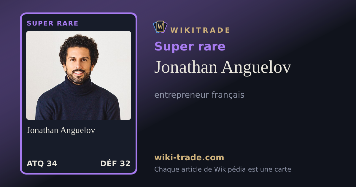 Jonathan Anguelov — carte Super rare
